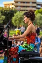 Pianista al concerto nel parco.webp