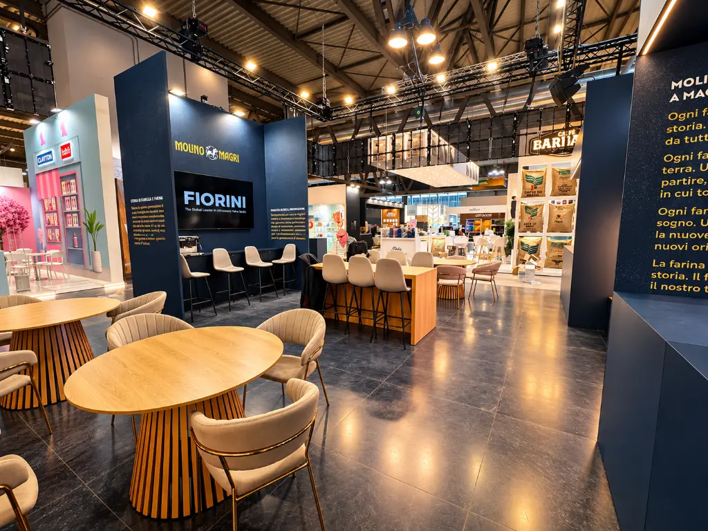 Stand Molino Magri Fiorini alla fiera.webp