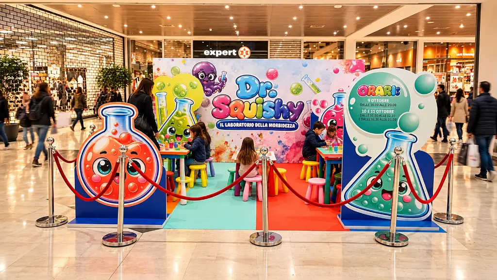 Laboratorio Dr. Squishy al centro commerciale.webp