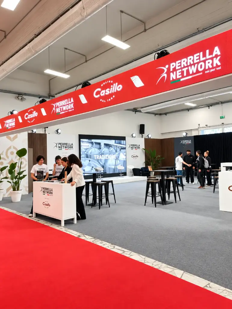 Stand fieristico Molino Casillo – Tuttopizza Napoli 2025