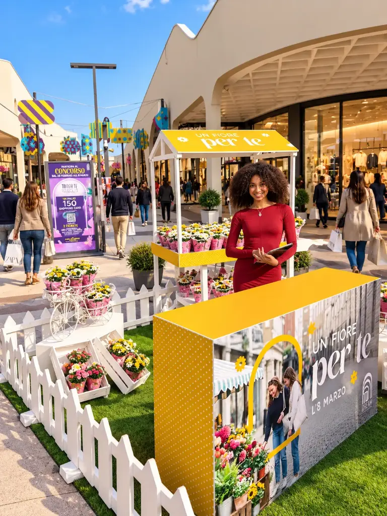 Gestione ed organizzazione Attività "Un fiore per te" CC To Dream Urban District